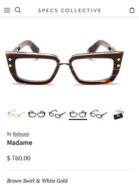 Balmain Madame Frames